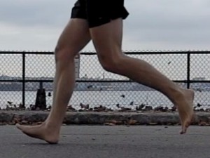 Barefoot heel striking – who’da thunk it possible!